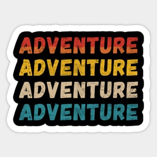 Vintage Adventure Sticker